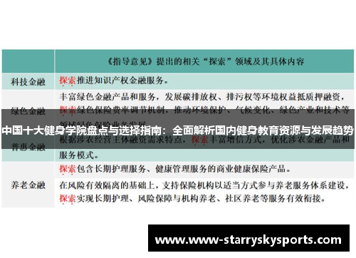 中国十大健身学院盘点与选择指南：全面解析国内健身教育资源与发展趋势