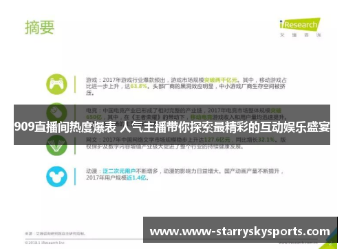 909直播间热度爆表 人气主播带你探索最精彩的互动娱乐盛宴